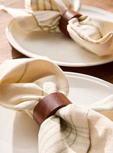 Anneaux de serviette en bois, ensemble d'anneaux de serviette, anneaux de serviette rustiques, anneaux de serviette en bois faits à la main, porte-serviettes de table - Product Image 4