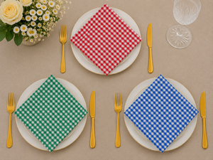 Custom Embroidered <b>Linen</b> <b>Cloth</b> Napkin with Floral Hemstitch Border | Washable Dinner <b>Table</b> Napkin for Home, Hotel & Wedding - Product Image 6