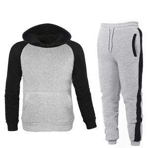 Ensemble de survêtement streetwear personnalisé pour homme, écologique, extensible dans quatre directions, respirant et léger, avec sweat à capuche et pantalon de jogging - Product Image 6