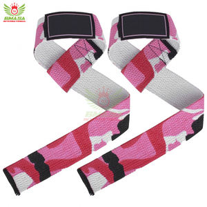 Sangles de levage rembourrées en néoprène avec rembourrage en coton, à paillettes, pour soulevé de terre, pour la musculation, le bodybuilding et la sécurité - Product Image 1