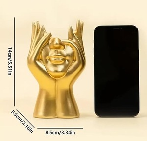 Vase de table en métal de luxe pour une décoration élégante de la maison, porte-fleurs moderne pour le salon, le bureau et l'hôtel - Product Image 5