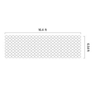 แผ่นตาข่ายกรวดหนา 2 นิ้ว ขนาด 16.4 x 6.5 ฟุต รับน้ำหนักได้ 1880 ปอนด์ต่อตารางฟุต แผ่นตาข่ายระบายน้ำสำหรับพื้นหญ้า ขนาด 5000 x 1980 มม. สำหรับทางรถวิ่ง - Product Image 5