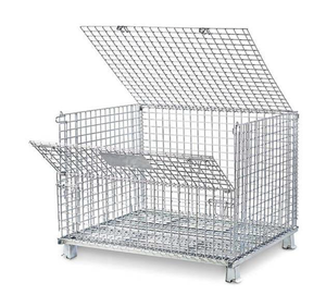 Estante Metálico de Almacenamiento con Tapa Abatible, Tipo Vertical, Duradero, No Plegable, Apilable, Ajustable, Impermeable, Moderno para Puertas/Paredes - Product Image 1