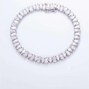 Full Diamond Bracelet for Women 925 Silver Light Luxury Full Diamond Fine Moissanite <b>Girlfriend</b> Birthday Gift Bracelet - Product Image 2