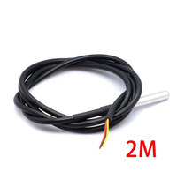 Probe/Sensor Suhu DS18b20 Tahan Air Berlapis Baja Tahan Karat