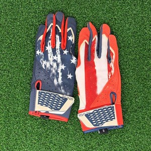 Gants de sécurité en polyester/coton à doigts entiers avec imprimé drapeau américain, fermeture auto-agrippante, imperméables, respirants, unisexes pour l'extérieur - Product Image 2