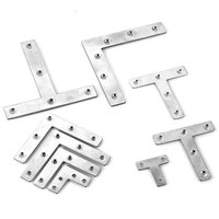 Équerres d'angle en métal en forme de T et de L et supports d'angle pour connecteurs de meubles