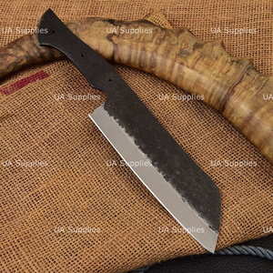 Cuchillo de Cocina de Acero al Carbono Hecho a Mano, Grado Industrial, Punta Recta, 0.5mm de Grosor, Material Personalizable para Fabricación DIY - Product Image 2