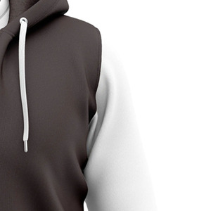Sweat-shirts à capuche zippés élégants pour hommes, en molleton de coton de qualité supérieure, style streetwear moderne, fabricant OEM ODM - Product Image 2