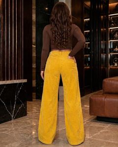 Pantalon à franges en cuir véritable fait main |   Pantalon en cuir marron Western pour femme, tenue de luxe, pantalon en daim - Product Image 6