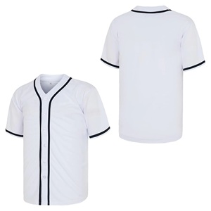 Camisetas de Béisbol Personalizadas 100% Poliéster, Transpirables, de Secado Rápido, Uniformes Deportivos Personalizados con Impresión por Transferencia de Calor, Tallas Grandes, Manga Corta - Product Image 5