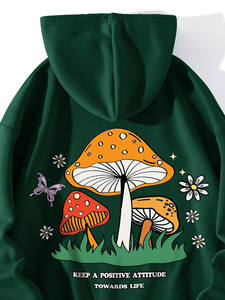 Sweat à capuche pour homme de qualité supérieure, motif streetwear, 100% coton, impression en relief araignée, 450 g/m², sweats à capuche et sweat-shirts - Product Image 2