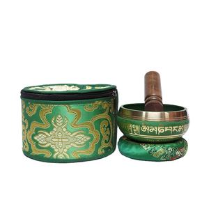 Juego de cuencos de metal de bronce para meditación curativa y fines religiosos Artesanías de metal hechas a mano - Product Image 1