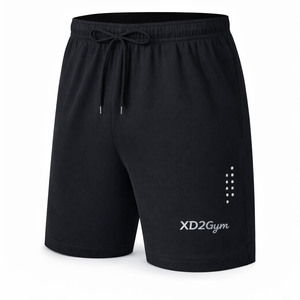 Pantalones Cortos Deportivos para Hombre, para Baloncesto, Entrenamiento, Gimnasio, Secado Rápido, Ligeros, de Malla, para Correr, Tenis, Negros, Talla L - Product Image 1