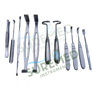 Rib Harvest Surgical Instrument <b>Set</b> 11 Pcs Rib Harvest Surgical Instrument <b>Set</b> with Free Sterilization <b>Box</b> Stainless Steel <b>Tools</b> - Product Image 2