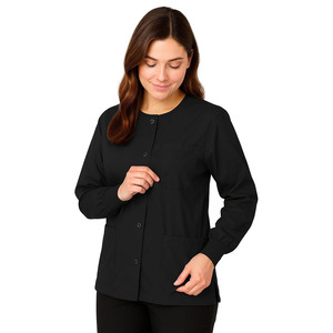 Unisex Classic Cotton <b>Scrub</b> <b>Sets</b> with Jersey Fabric Needle Detection Professional Medical Nurse Uniform for Hospital Use - Product Image 6