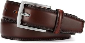 Cinturón de Vestir Formal para Hombre de Alta Calidad 2026, Cinturón de Cuero Genuino Elegante con Hebilla de Aleación y Logotipo Personalizado, Accesorios para Hombre - Product Image 2