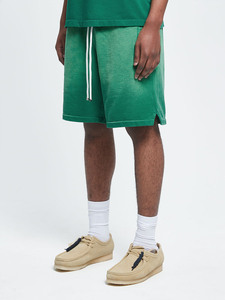 Pantalones Cortos Casuales para Hombre de Uso en Exteriores, Precio al por Mayor, Logotipo Personalizado OEM, Ligeros, Tela Suave, Color Verde, Hechos en Pakistán - Product Image 4