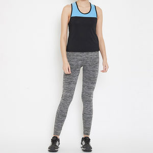 Débardeur de sport pour femme, tendance, absorbant l'humidité, séchage rapide, ourlet ample, col rond, idéal pour la gym - Product Image 6