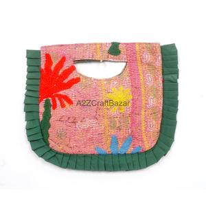 Sac fourre-tout en coton brodé Suzani fait main vintage, pochette de soirée élégante pour femme, idéal pour exposition, vente en gros - Product Image 1