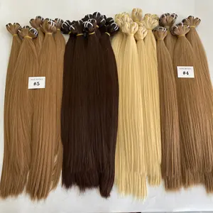 Grade 12A Vietnamese Raw Hair Wholesale Bundles Weft Bone Straight Large Stock Top Quality Virgin Hair 100% Remy Hair