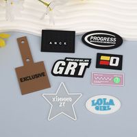 Pas de minimum accessoires de vêtements personnalisé en relief 3D Silicone Patch chapeau en caoutchouc souple Logo Badge presse à chaud PVC patchs pour vêtements
