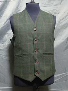 Veste de mariage traditionnelle en tweed Argyle pour homme, best-seller de Ventoria Enterprises, noire, résistante à l'eau, hiver, personnalisable - Product Image 5