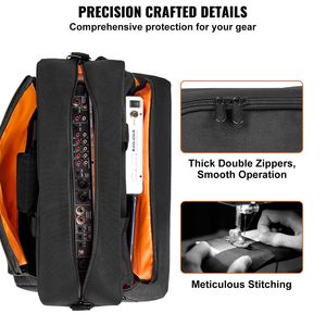 Borsa Imbottita per Mixer DJ in Tessuto Oxford 1200D, 1,5 m, con Tracolla Rimovibile e Tasca Portaoggetti, Spessore 1 cm, per Trasporto Attrezzatura DJ - Product Image 6