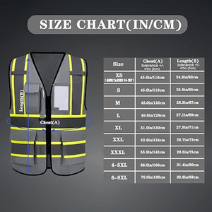 Chaleco de Seguridad de Tela con Logotipo, Alta Calidad, Venta al por Mayor, Alta Visibilidad, Reflectante, Nuevo Diseño, Chaleco de Trabajo de Seguridad, Cargado por Dress Sports - Product Image 4