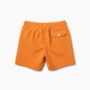 Shorts de sport pour hommes à taille haute, tricotés, avec taille élastique, séchage rapide et respirants, avec poches - Product Image 2