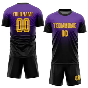 Conjunto de Uniforme de Fútbol de Grado Profesional, Equipación de Fútbol Personalizada, Jersey y Pantalones Cortos Transpirables de Secado Rápido para Entrenamiento de Equipo - Product Image 3