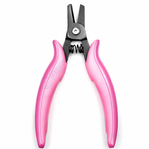 Pince coupante à logo personnalisé pour extensions capillaires à la kératine avec ressort d'ouverture pour micro-anneaux et nano-anneaux - Product Image 4