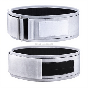 Cinturón de Levantamiento de Pesas para Entrenamiento en Gimnasio, Cinturón de Soporte de Fuerza con Logotipo Personalizado, Tamaño y Color por BURAQ MMA SPORTS - Product Image 2