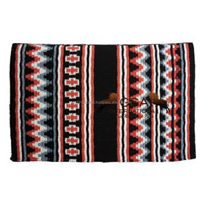 Selle de cheval GSA Western Show, 100% laine de Nouvelle-Zélande, 34x42, haute qualité, pour cavaliers, sports et compétitions - Product Image 1