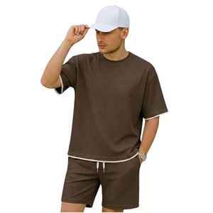 Casual Men's <b>Pyjama</b> Set Regular Fit Stylish Round Neck T-Shirt and Shorts CasualWear Night <b>Suit</b> Wear Set for Man - Product Image 1