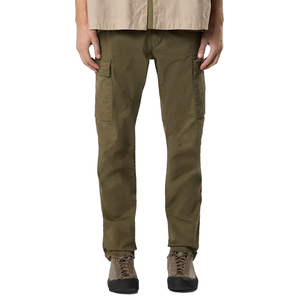 Pantalon cargo homme OEM, coupe régulière fuselée, en coton biologique extensible, sergé déchiré, effet vieilli, streetwear personnalisé, pantalon cargo utilitaire - Product Image 1