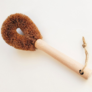Producer supply coconut fiber washing <b>brush</b> high quality natural coir cleaning <b>scrubbing</b> <b>brushes</b> - Product Image 2
