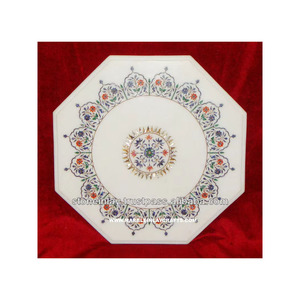 Antique White Marble Stone Inlaid <b>Coffee</b> <b>Table</b> Tops Handmade White Marble Inlay <b>Coffee</b> <b>Table</b> Top With Cheap Price Wholesaler. - Product Image 1