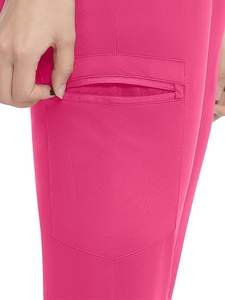 Conjunto de Uniformes Médicos para Mujer: Blusa Clásica con Cuello en V y Pantalones Jogger con Elástico, Traje de Enfermería Tejido - Product Image 5