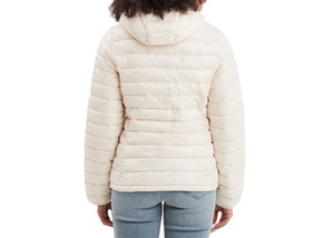 Chaqueta de Plumón Ligera con Capucha para Mujer, Estilo Moderno, Corte Ajustado, Resistente al Agua, Abrigo Acolchado Cálido para Invierno, Chaqueta de Moda para Mujer - Product Image 3