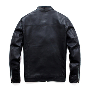 Veste en cuir pour homme de qualité supérieure, cuir véritable, vêtements d'extérieur avec logo personnalisé, service OEM, taille OEM, étiquette privée - Product Image 2