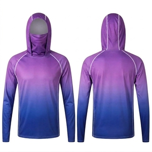 Vente en gros de vêtements de pêche en mer à séchage rapide par sublimation UV, sweat-shirt de pêche, chemises de performance à manches longues, t-shirt de pêche - Product Image 1