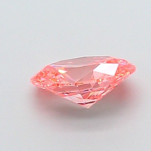 Diamant rose ovale fantaisie vif cultivé en laboratoire CVD, clarté VVS2, excellente taille, diamant rose éthique non monté 1,14 carat - Product Image 5