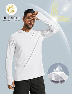 Sudadera con Capucha para Hombre, Protección Solar UPF 50+, Estampada, Transpirable, Manga Larga, Ligera, de Secado Rápido, para Pesca - Product Image 2