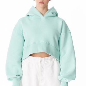 Sudadera con Capucha Personalizada para Mujer, OEM ODM, Sudadera Deportiva Corta, Fabricante de Ropa Deportiva para Mujer - Product Image 1