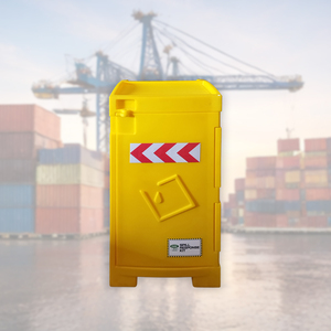 Yellow Wheeled Oil Spill Response Kit With Absorbent Pads And Accessories For Industrial Safety - Product Image 2