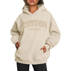 Hoodie brodé personnalisé, créez votre propre design, hoodie personnalisé pour tous, personnalisez le texte sur la manche, ajoutez votre propre texte personnalisé - Product Image 1