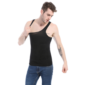 Débardeur de compression vintage pour homme, sans manches, respirant, correcteur de posture, soutien dorsal en X - Product Image 6