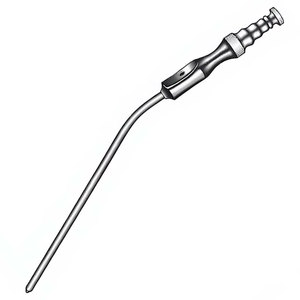 Tube d'aspiration Frazier 19 cm (7-1/2 pouces) diamètre 5 Fr, canule d'aspiration chirurgicale, instrument médical pour neurochirurgie et ORL - Product Image 6