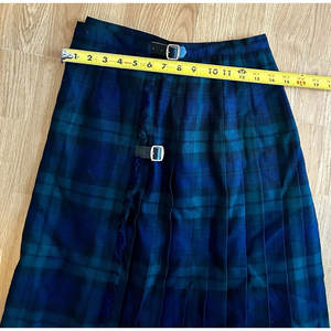 กระโปรงลายสก๊อตแบบกิลท์สำหรับผู้หญิง สีน้ำเงินเข้ม คุณภาพสูง ทำจากผ้าขนสัตว์ 100% ลายแบล็ควอทช์ ทาร์ทัน แคลน ขายส่ง ปี 2026 - Product Image 3